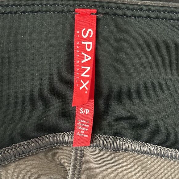 Spanx Pants‎ Womens Small Gray Velvet Legging Tummy Control Skinny Goth Grunge - Picture 5 of 9